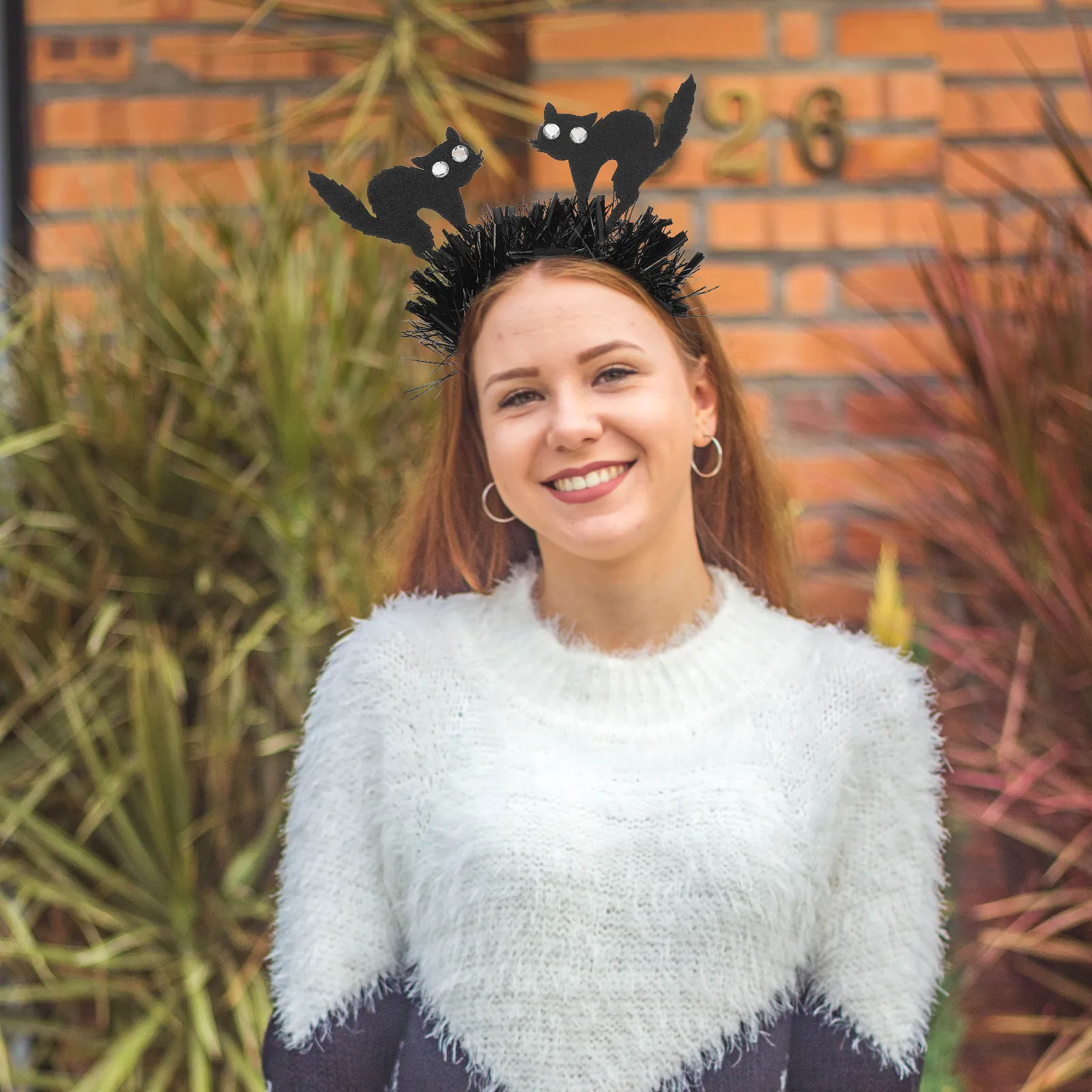 Black Cat Headband Halloween Role Playing Hair Accessory Unique Party Headband for Carnival Costume Party Photos