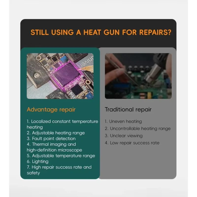 

Gold Seller TBK 2206 PCB Short Circuit Detector Welding Machine with Thermal Imager 10 Inch Screen