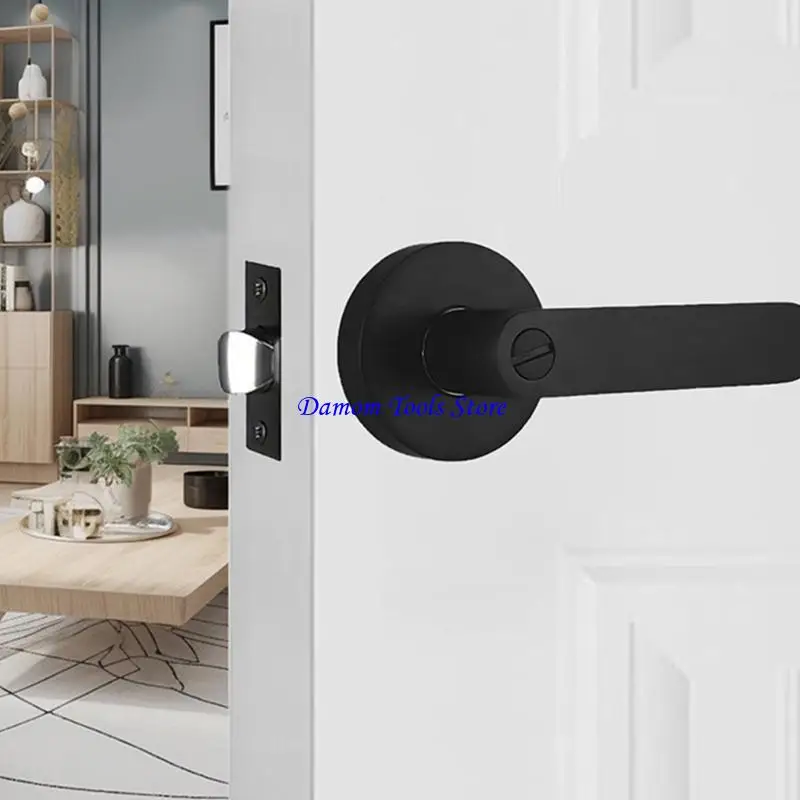 57BE Upgrades Door Levers Versatile Door Handles Upgrades for Internal Use Completes Set with Latches & Accessories