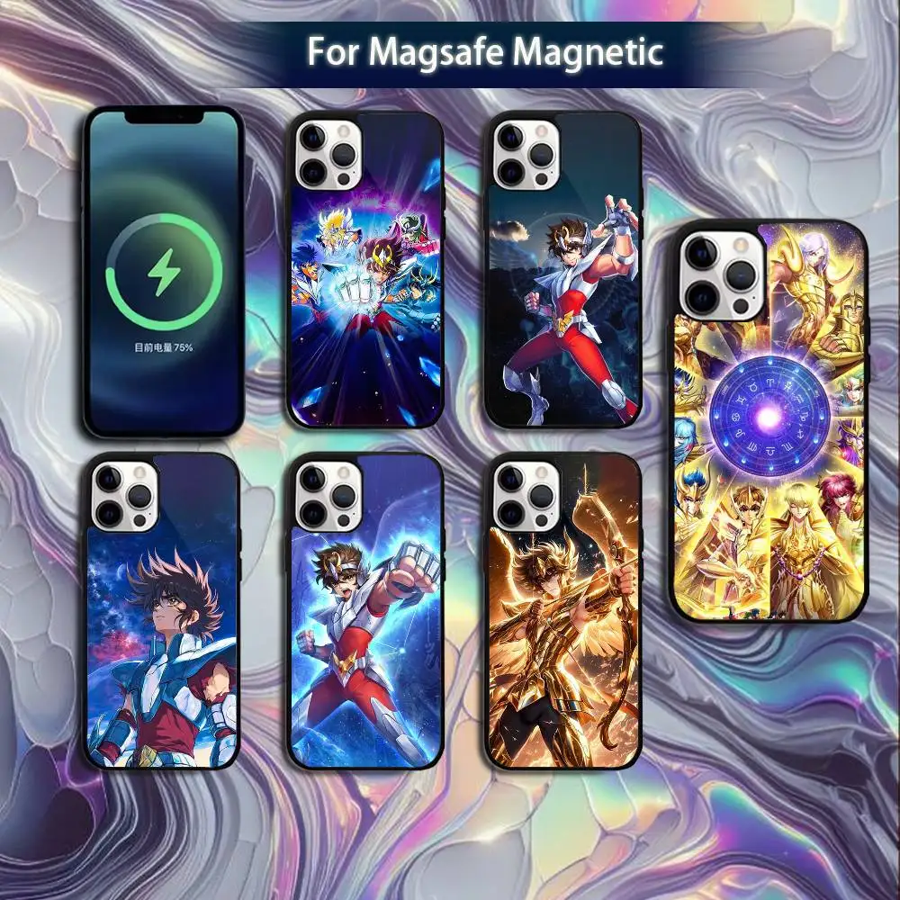

S-Saint Seiya Knights Zodiac Phone Case For iPhone 16e,16,15,14,13,12,11,Plus,Pro,Max,Mini Magsafe Magnetic Wireless Charging