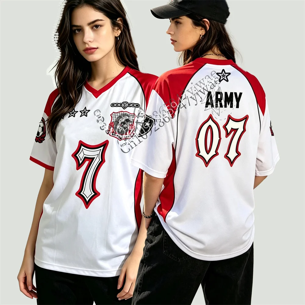 K-pop World Tour Jersey Konzert-Outfit Fußball Mittelfeld Show T-Shirt Army Geschenk Kurzarm Sport-Top Sommer Erwachsenen- und Kinder-T-Shirt – Detail 5