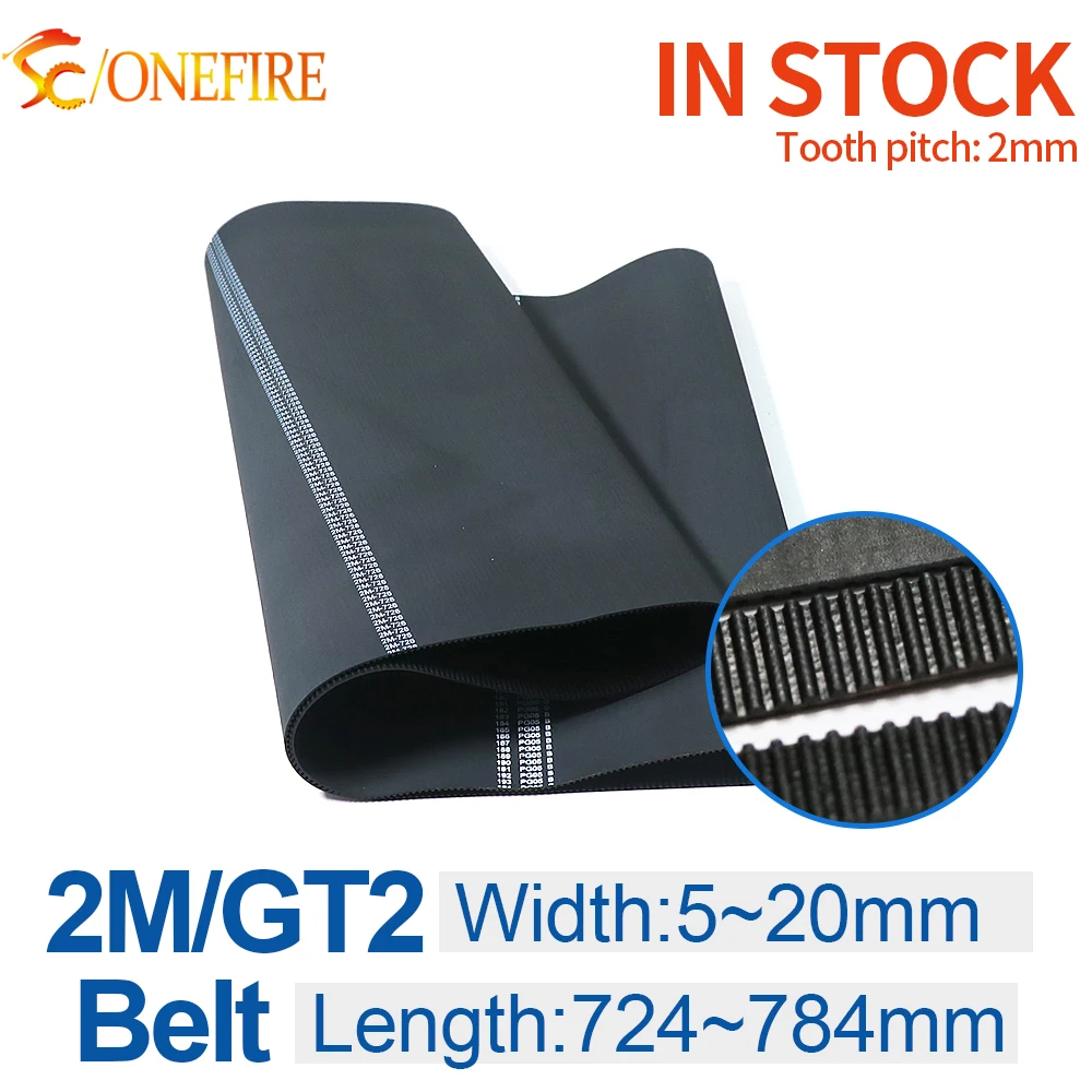 

Высокоточный ремень ГРМ 2M 2GT Lp = 724 726 730 738 740 750 752 760 766 770 782 784 мм Ширина 5-20 мм Резиновые ремни