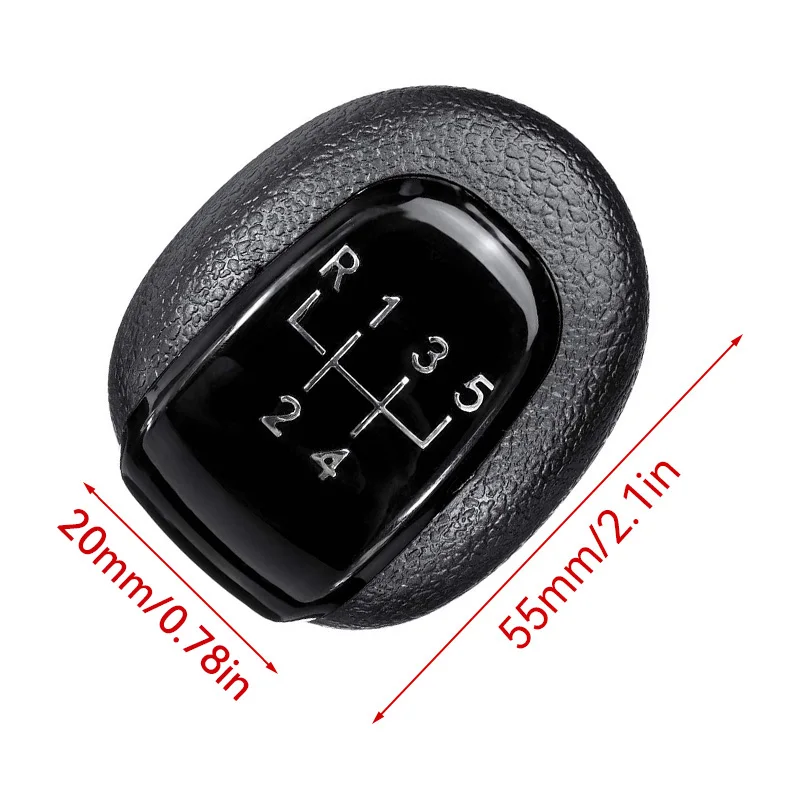 5 Speed MT Gear Shift Knob PU Leather For Buick Excelle Lacetti Nubira Daewoo 2008-2012 For Chevrolet AVEO Pomo 2009-2013