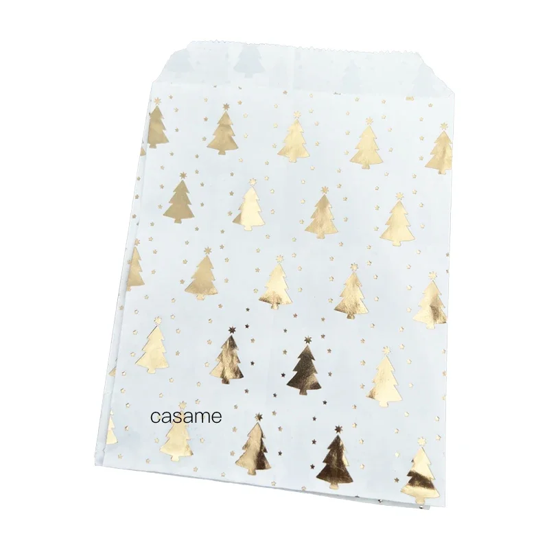 Đáng Yêu Giấy Kraft Kẹo Bánh Quy Túi Ông Già Noel Người Tuyết Quà Tặng Giáng Sinh Đóng Gói Túi Quà Giáng Navidad Năm Mới Trang Trí Tiệc Tiếp Liệu