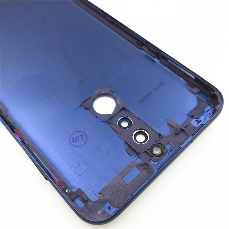 Battery Metal Back Cover For Huawei Mate 10 lite Honor 9i Nova 2i RNE-L01 L21 Housing Case With Camera Lens+Power Volume Buttons