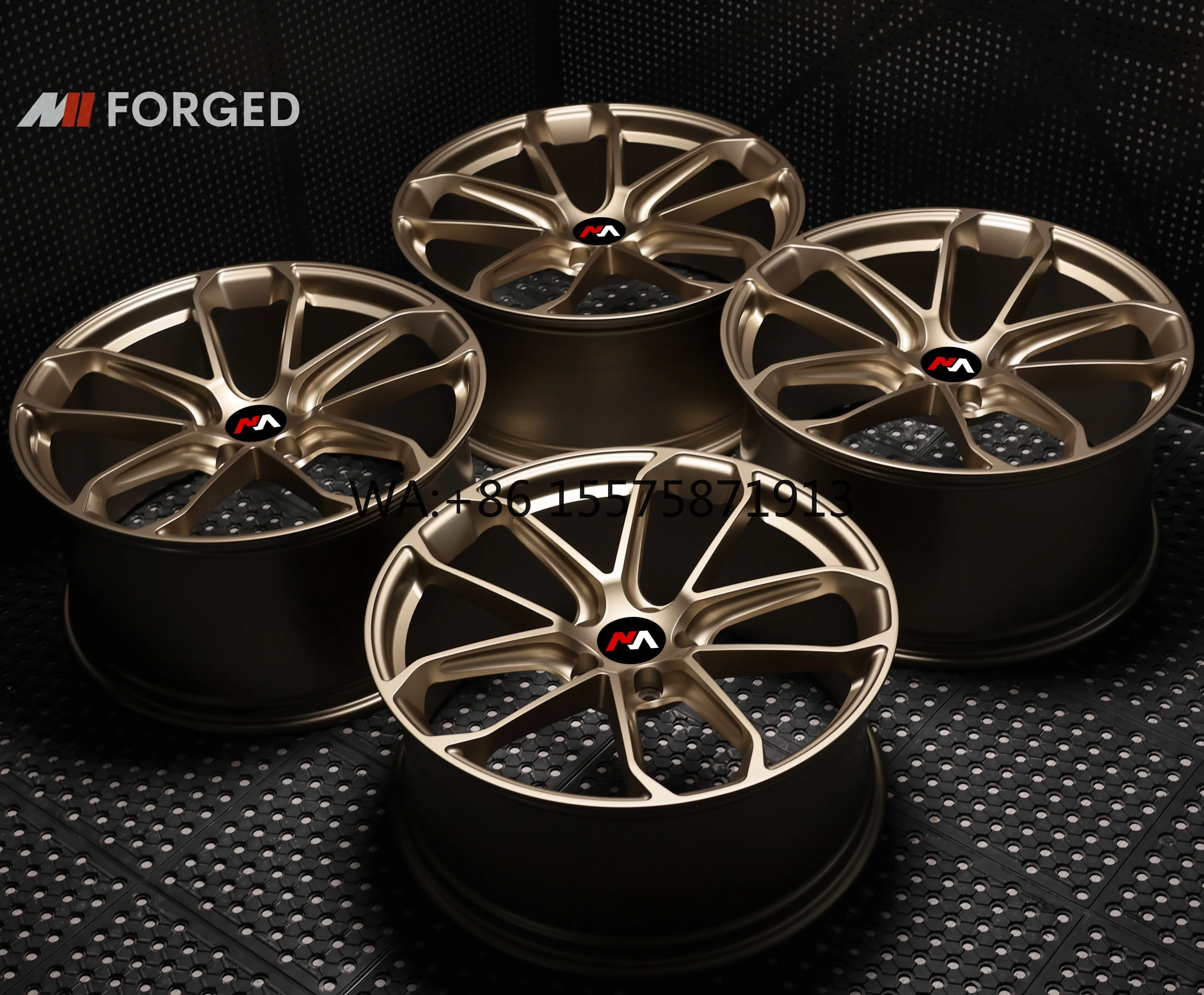 Rines Turbo GT Forjados de 20, 21 y 22 Pulgadas, Rines de Neodimio Satinados para Porsche Cayenne, Rines de Aleación Forjados de Repuesto
