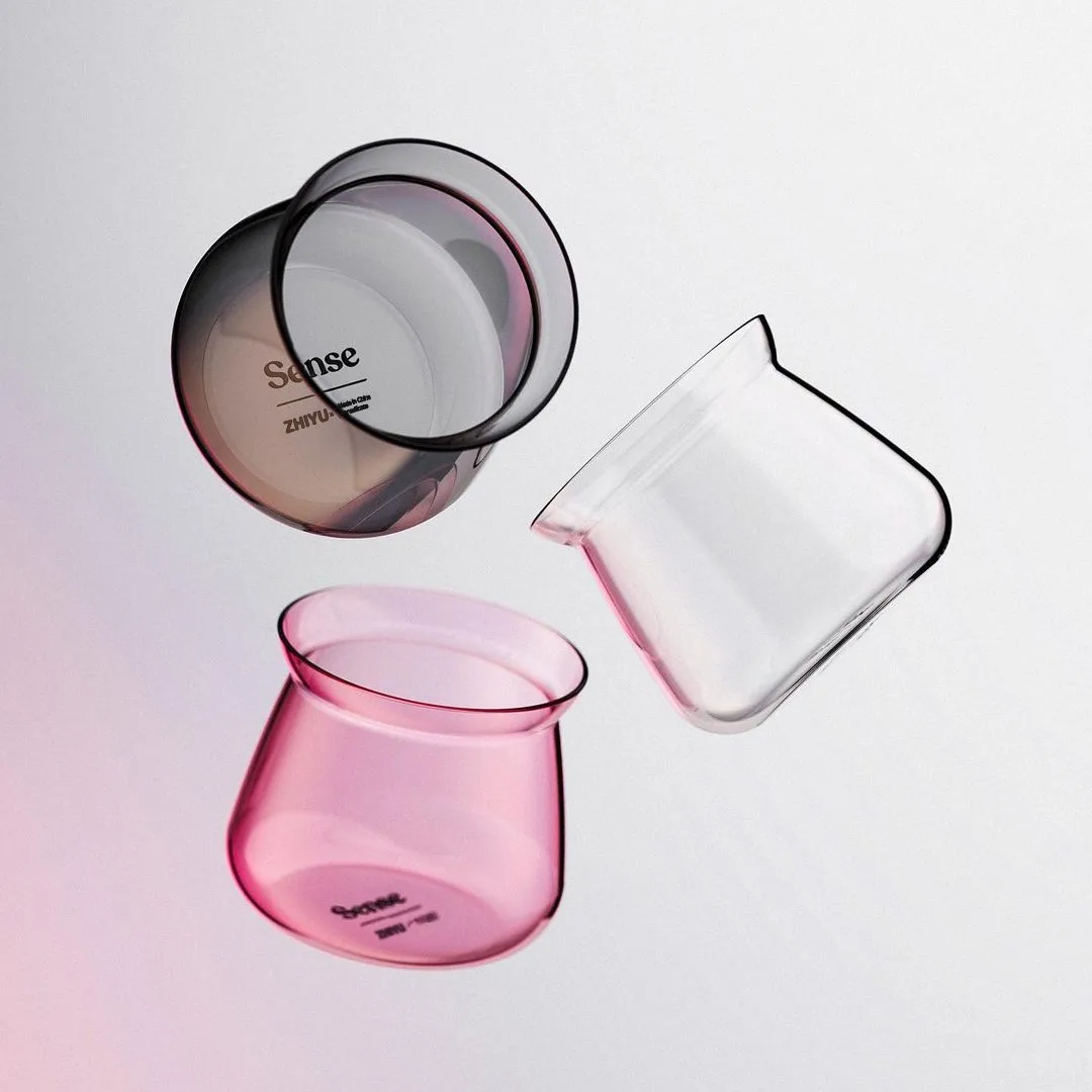 إبريق زجاجي شفاف بسعة 75 مل و275 مل لتقديم القهوة المصبوبة يدويًا، مقاوم للحرارة، بتصميم أوريّة لعشاق القهوة