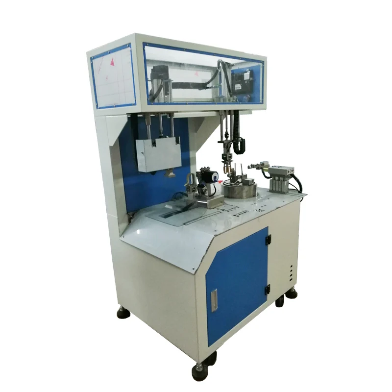 Floor-standing Automatic for Small 8 Shape Coiling Power Cord Cable Winding Tying Machine