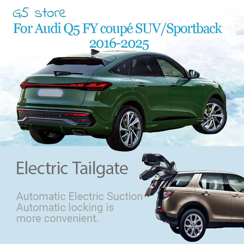 For Audi Q5 FY coupé SUV Sportback 2016-2025 Power Electrically operated Smart Automatic tailgate modification system