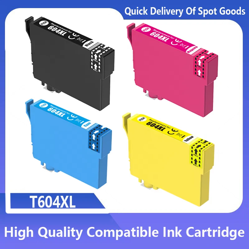 

EU 604 Ink Cartridge For Epson T 604XL T604 XL Compatible Cartridges XP 2200 2205 3200 3205 4200 4205 WF 2910 2930 2950 Printer