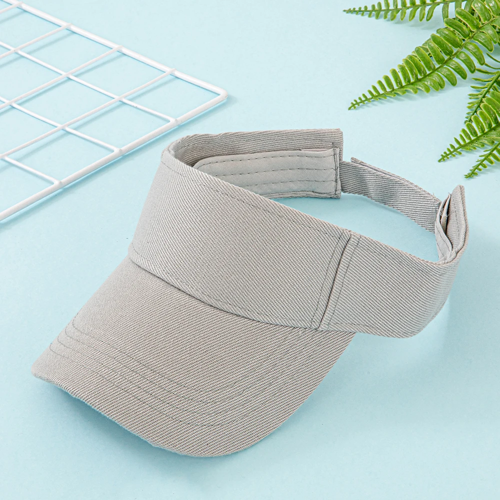 Baumwoll-Sonnenblende für Damen und Herren – Verstellbare Baseballkappe mit offenem Oberteil für Sport, Laufen, Golf, Strand – Mehrere leuchtende Farben – Detail 17