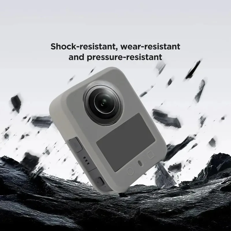 Funda de silicona para cámara DJI Osmo 360, funda protectora anticaída para cámara, Base de silicona para accesorios de funda para cámara DJI Osmo 360