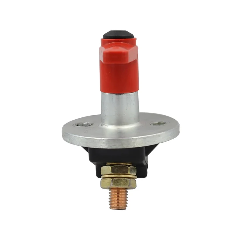 12V 24V Red 2Key Cut Off Battery Main Kill Switch Vehicle Car Modify Isolator Disconnector Truck Boat Auto Car Power Switch 300A