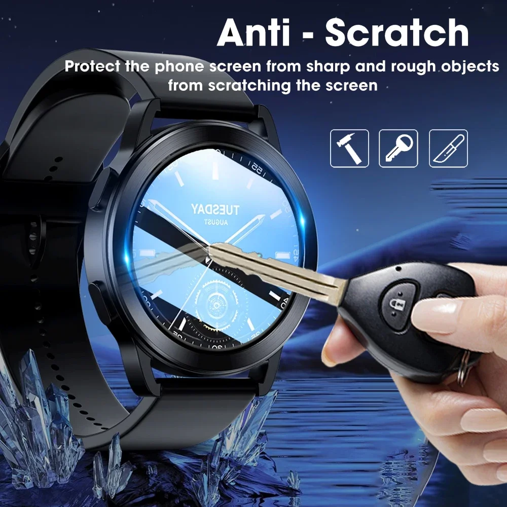 For Xiaomi Watch S1 Active S3 S1Pro Soft Screen Protector Clear 3D Curved Film For Mi Watch S1 Pro MiWatch S3 Not Tempered Glass