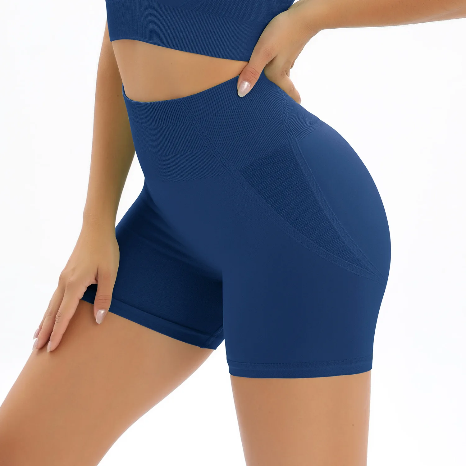 

High Waist Sports Shorts Seamless Yoga Shorts Women Gym Butt Lifted Shorts Fitness Active Wear Leggings Biker Pants Running