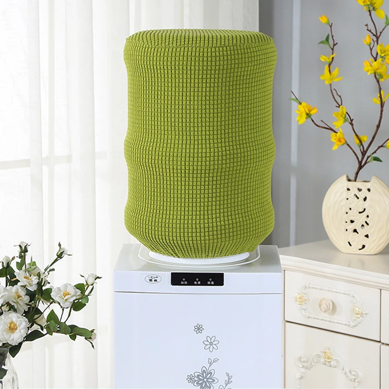 

1pc Water Dispenser Bucket Sleeve Solid Color Elastic Nordic Household Water Dispenser Dust Cover Barrel Cover Reusable