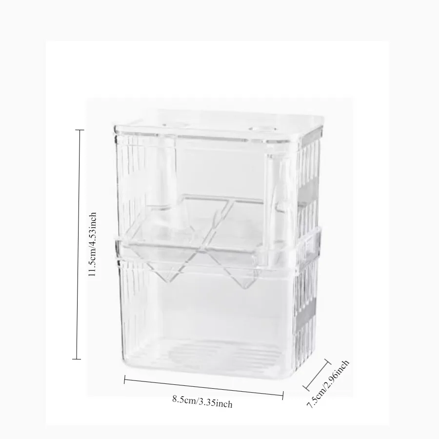 Aquarium isolation box Guppy breeding box artifact Hatching box Small fish fry acrylic floating brood female fish