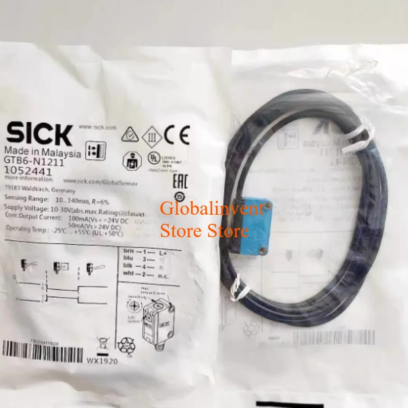 

Новый оригинальный фотоэлектрический датчик SICK GTB6-N4212 NO.1052439