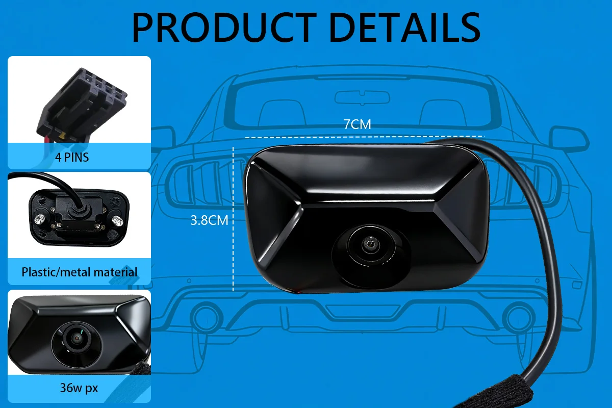 Auto-Parkassistent-Rückfahrkamera 95760-2K100 Passend für KIA Soul 2012-2013 Ersetzt 957602K100 Rückfahrkamera – Detail 5