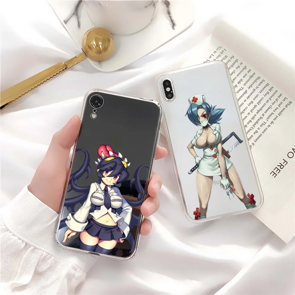 

SkullGirls Game Phone Case For iPhone 15 13 14 Pro Max XS XR 12 11 Pro 13 Mini 6 7 8 Plus Soft Clear Back Cover