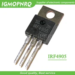 10PCS IRF4905 IRF4905PBF TO-220 MOS FET P channel field effect 74A 55V 200W new original