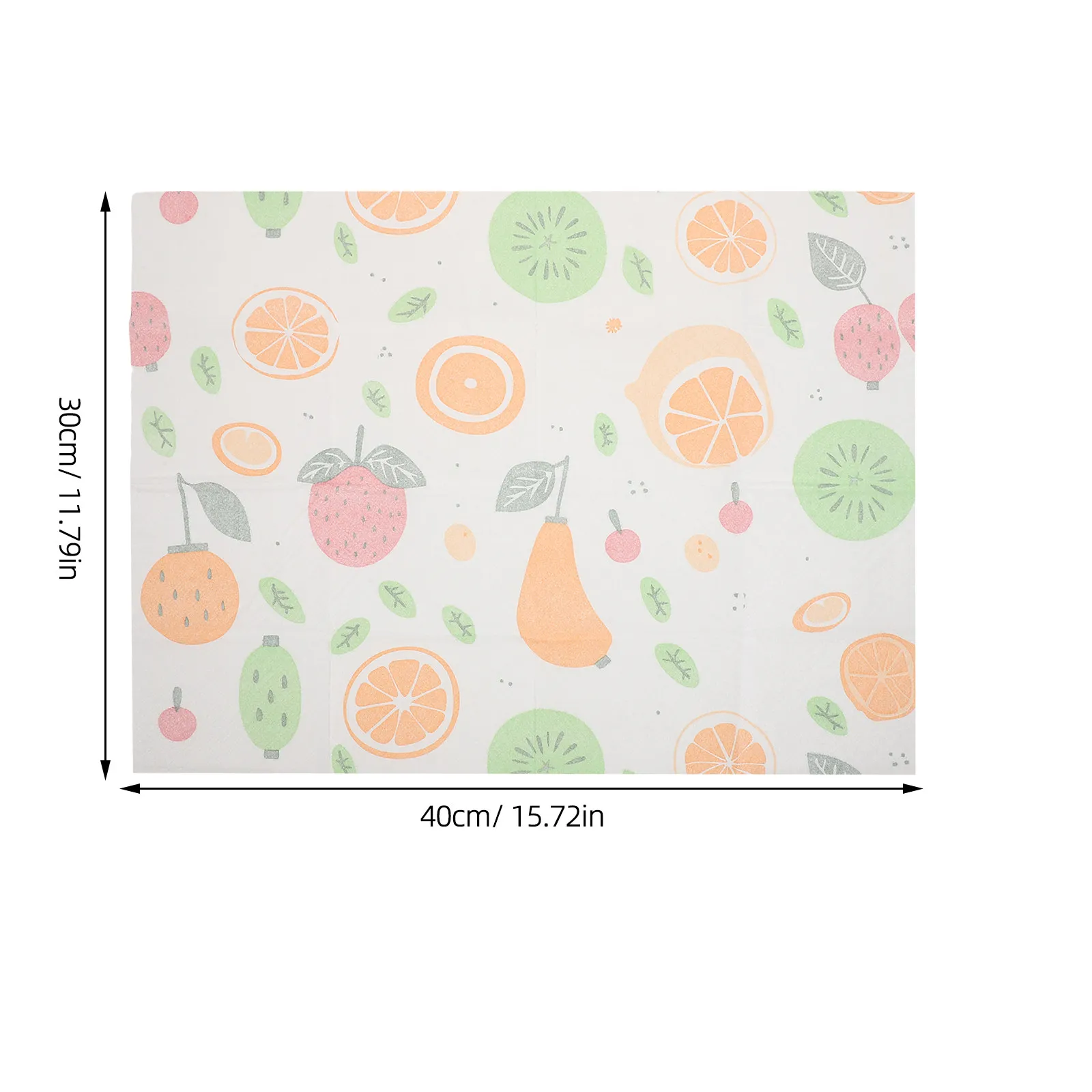 40Pcs Placemats Bright Cartoon Design Easy Clean Dining Mat for Home Travel Restaurant Use Reusable Table