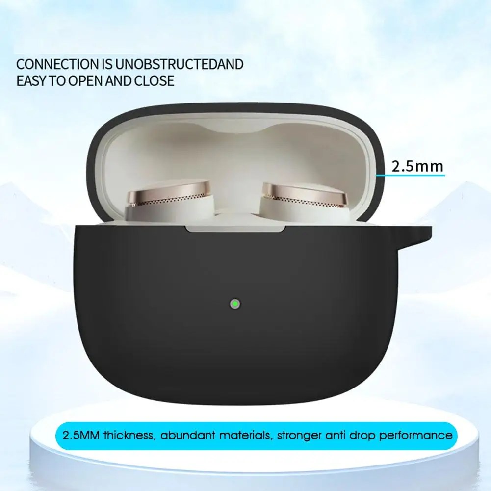 Bluetooth Earphone Protective Case For Bowah Weijian Pi8 Silicone Anti Drop Dustproof Headset Charging Case  ﻿Accessories