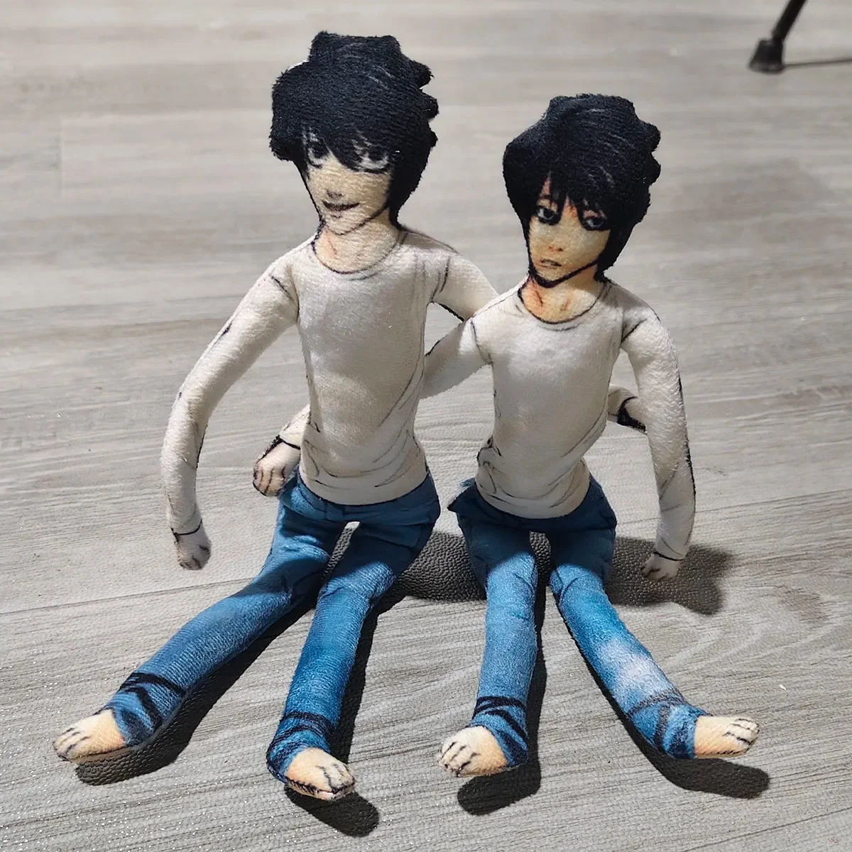 

Anime Death Note L·Lawliet Cosplay Plush Doll Unisex Home Decoration Stuffed Dolls Accessories Gifts Halloween Props