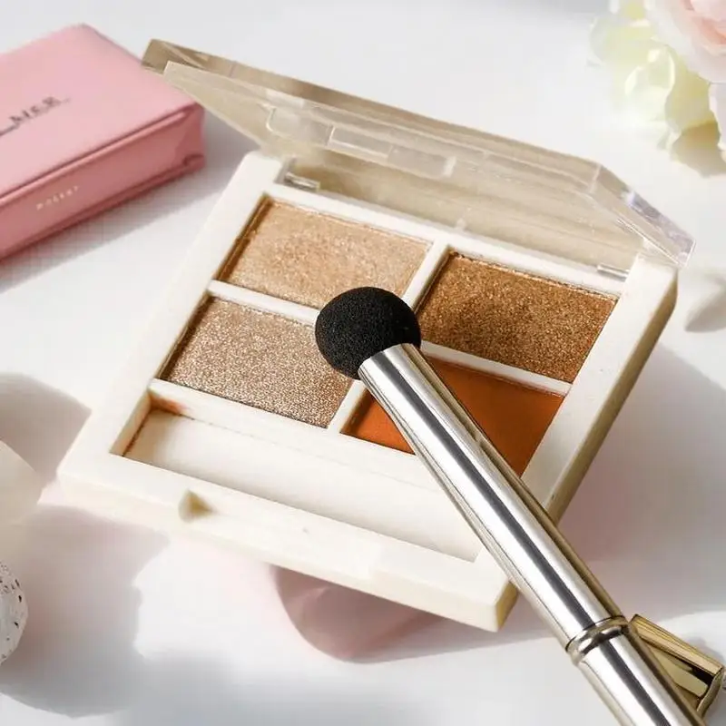 Doppelseitiges Make-up-Pinsel-Set, abnehmbarer Reisekontur-Concealer-Pinsel, Lidschatten, Mischung, Konturpinsel, Gesichtskosmetik-Werkzeuge