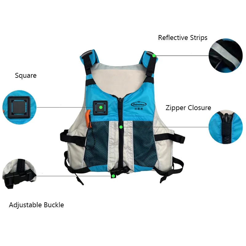 Daiseanuo Genuine CE ISO 12402-5 Approved Life Jacket Fishing
