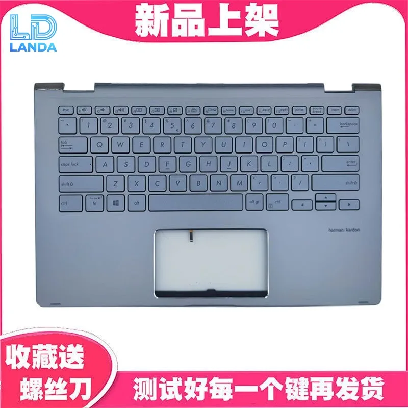Laptop Replacement Keyboard for Flip 14 Series, Compatible with UX462/D/DA, UX462F/FA, UM462, Durable Scratch Resistant Ergonomi