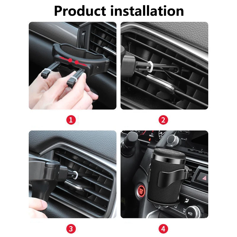 Car Water Cup Holder Air Vent Beverage Bottle Rack  For Peugeot 308 3008 206 307 207 208 407 508 2008 5008 107 106 Accessories