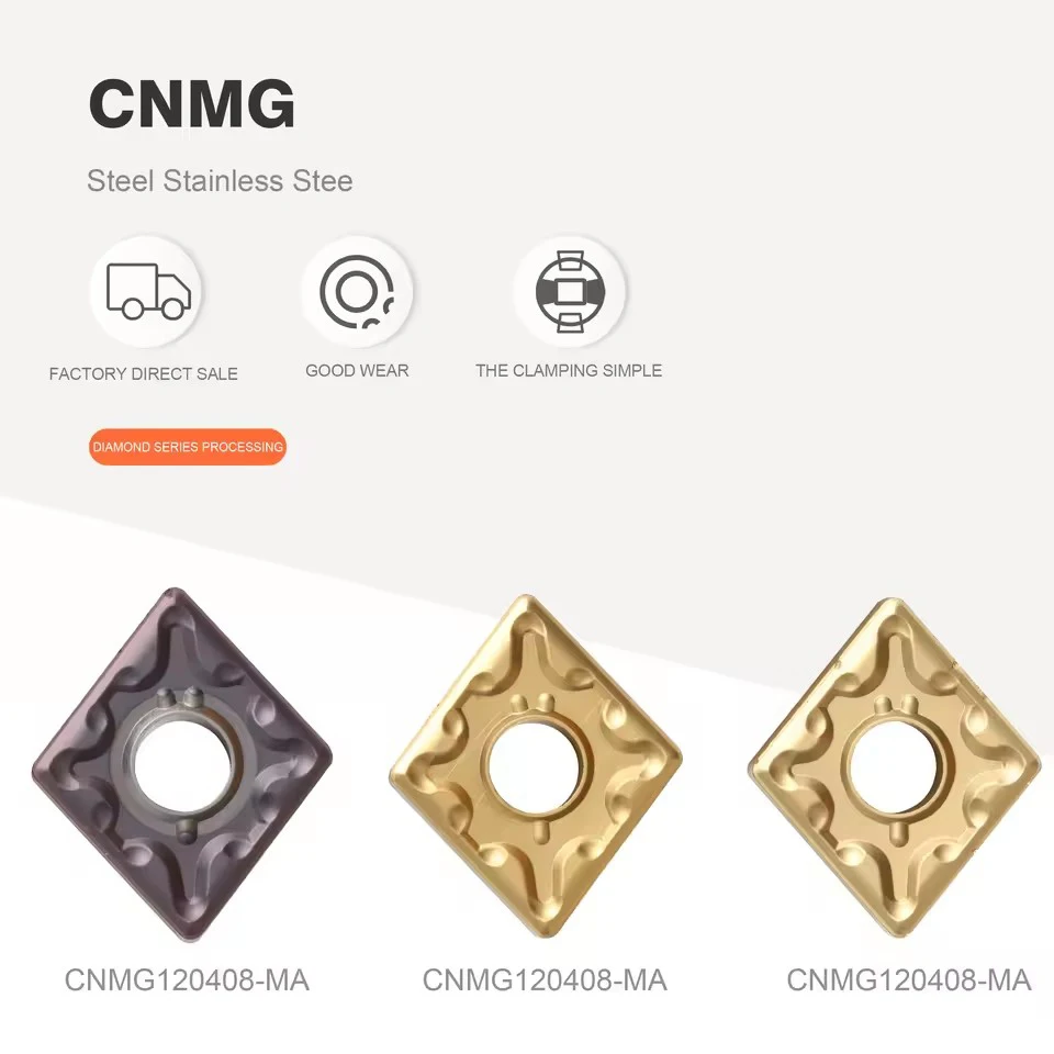 CNMG120404 MA UE6020 US735 VP15TF Bên Ngoài Dụng Cụ Quay Rau Cnmg 120408 Carbide Miếng Cắt CNC Dụng Cụ Tiện Dụng Cụ Cắt