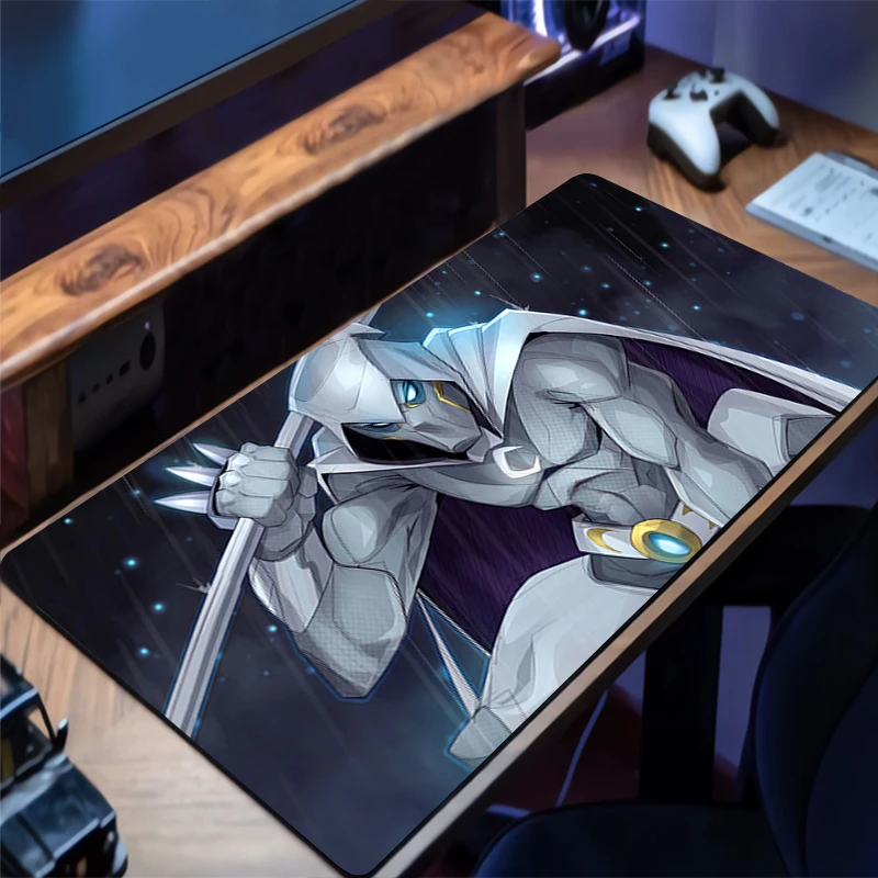 

Anime Moon Knight Mouse Pad HD Print Mousepad Computer Gaming Keyboard Fashion Brand Pad Accessories Desk Mat