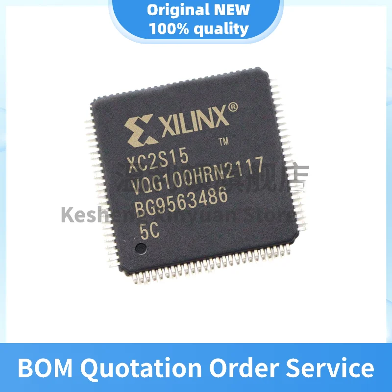 

Совершенно новый XC2S15-5VQG10 0C посылка TQFP100 встроенный чип оригинальный подлинный запас.