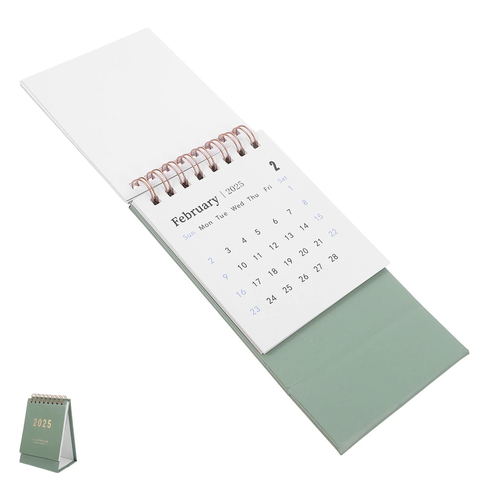 

Flip Desk Calendar 2024-2025 Standing Mini Desktop Calendar Thick Paper Monthly Memo Office Supplies Simple Chic Design For Home