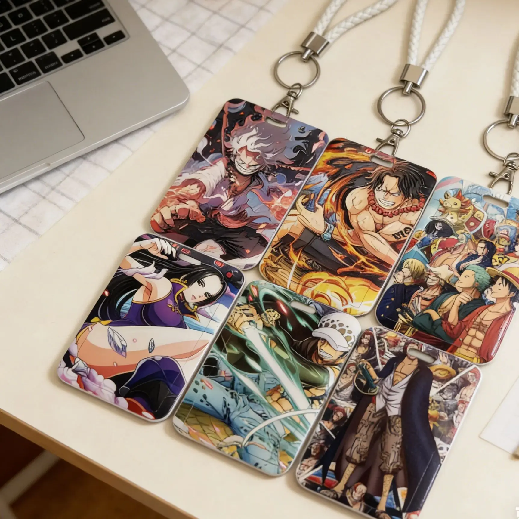 

Anime Cartoon Credential Holder Keychains Neck Lanyard For Pass Card Anime Credit Card Holder Keychain Straps Wholesale