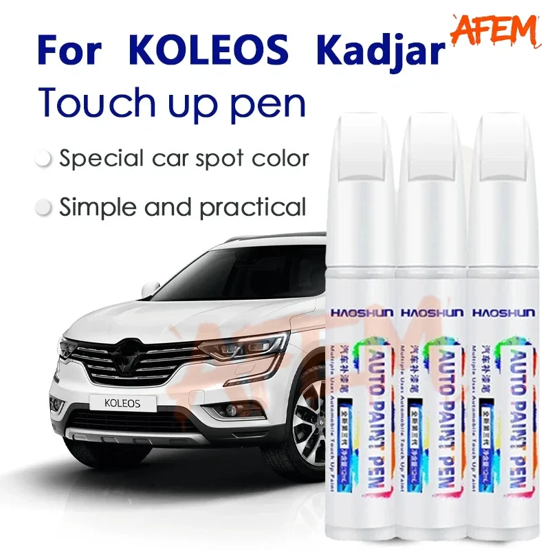 

For KOLEOS Kadjar Paint Repair Pen Pearl White Car Paint Scratch Repair Varnish Pen Repair Set Interstellar Blue Mars Grey WXC
