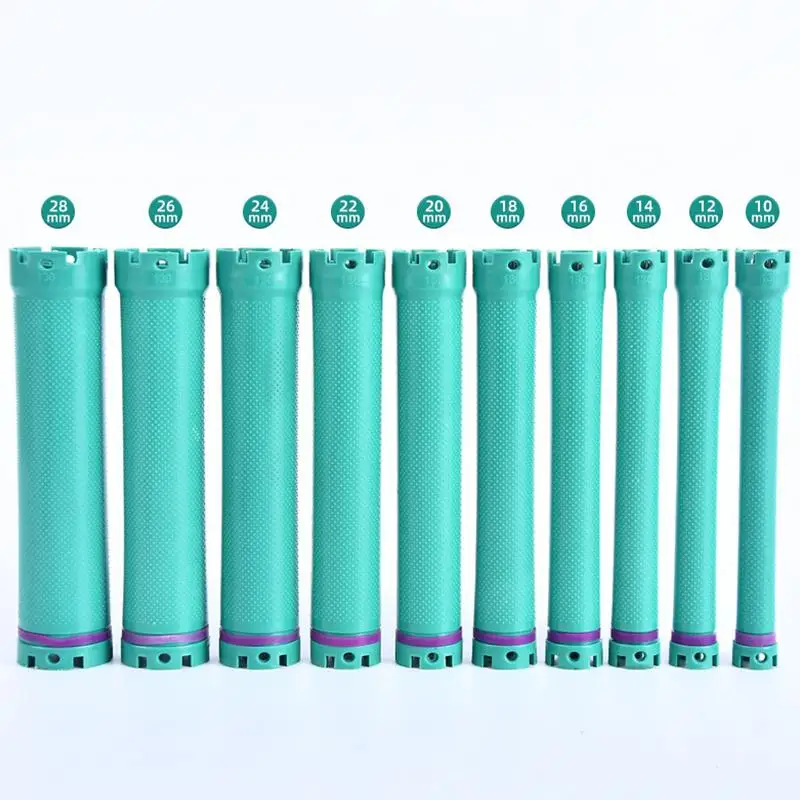 New 24V 130mm Extended Digital Perm Rods Waterproof Anti Shock Anti Fall Fast Heating Multiple Sizes For Salon Home Hair Styling