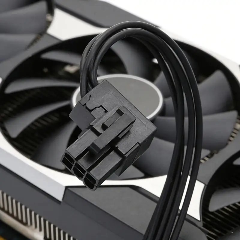 

652F Efficient 6pin Power Cable with L Bend for PC Builds Smooth Installation