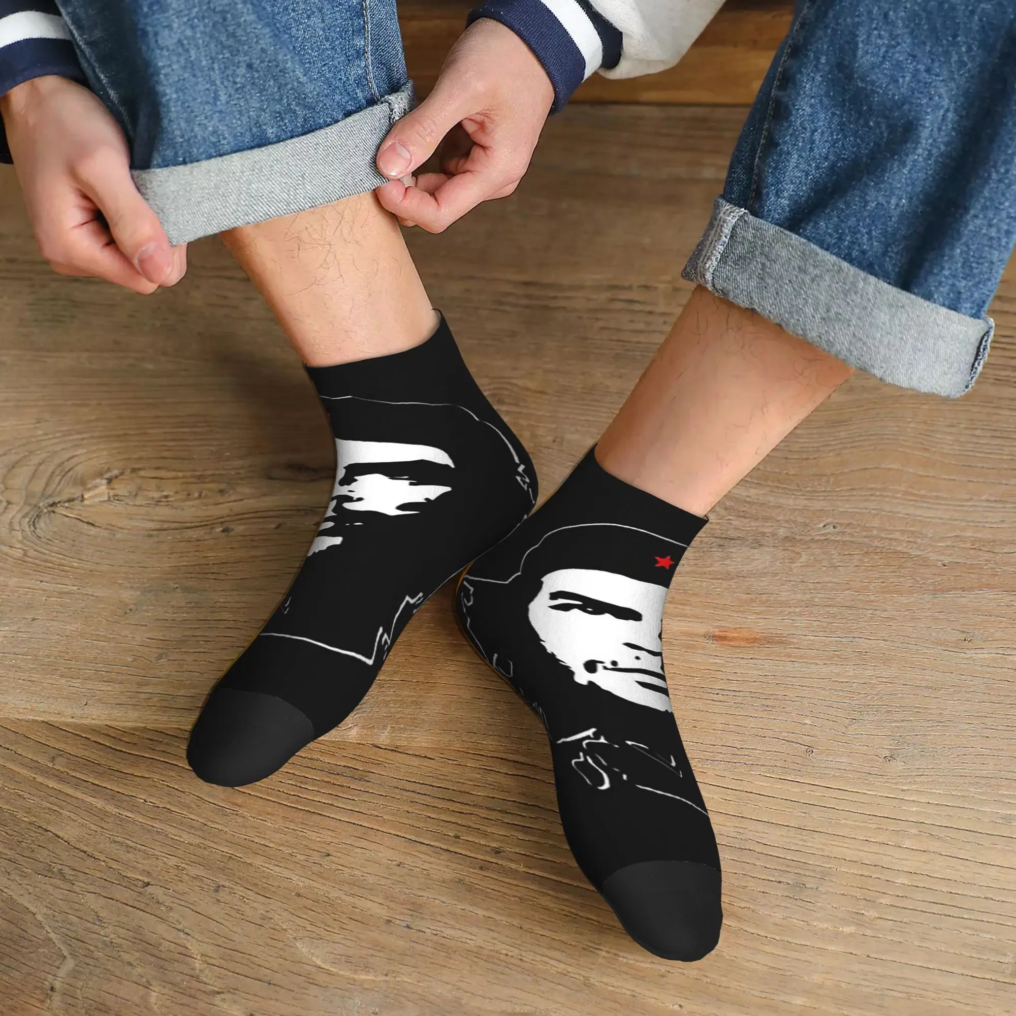 

All Seasons Che Guevara Socks Harajuku Super Soft Crew Socks Funny Stockings for Men Women Gifts