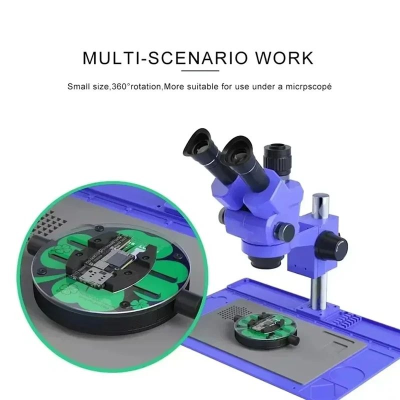 

SUNRI-For Mijing Universal Chip Motherboard Fixture For Mobile Phone PCB CPU IC Chip Glue Removal Repair Clamp