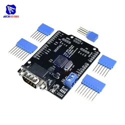 MCP2515 EF02037 osłona magistrala CAN SPI 9 pinów Standard Sub-D moduł rozszerzeń DC 5-12V dla Arduino