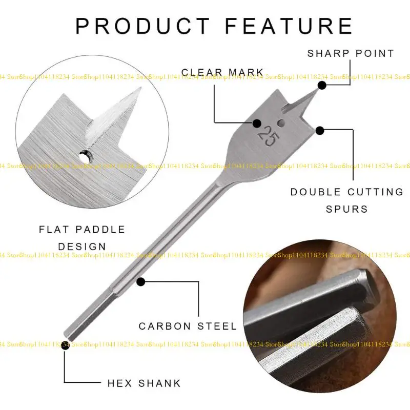 P9FB 6PCS SHAVE INDUSTRIAL CABEÇA BITS PERDURA PARA BANCOS PRECULHOS TOPOS E TOLA MÃO DETROW TOOL CAROLO