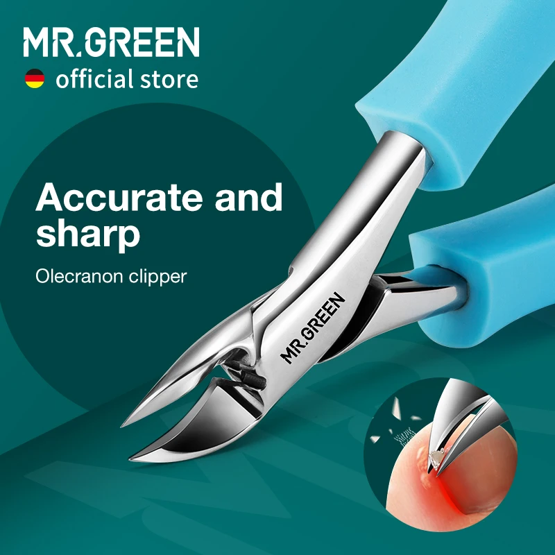 MR.GREEN Nail Clippers Toenail Cutters Pedicure Manicure Tools Anti-Splash Ingrown Paronychia Professional Correction Tool Sets