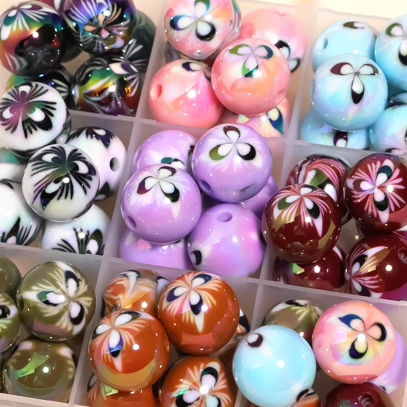 

40 шт., акриловые бусины для ювелирных изделий, 16 мм