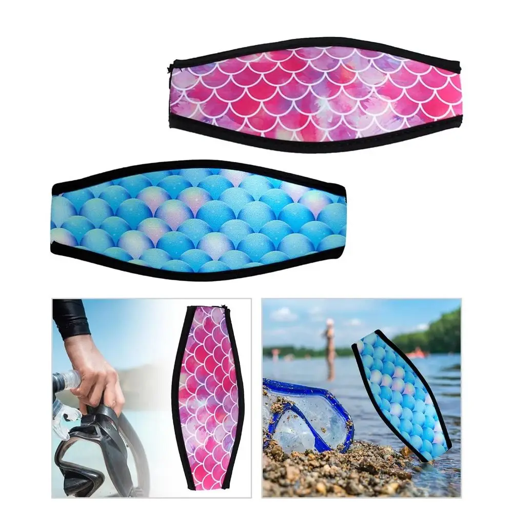 Neoprene Diving Mask Strap Hair Protective Long Hair Diving Strap Cover Comfort Padded Non-Slip Diving Mask Protector