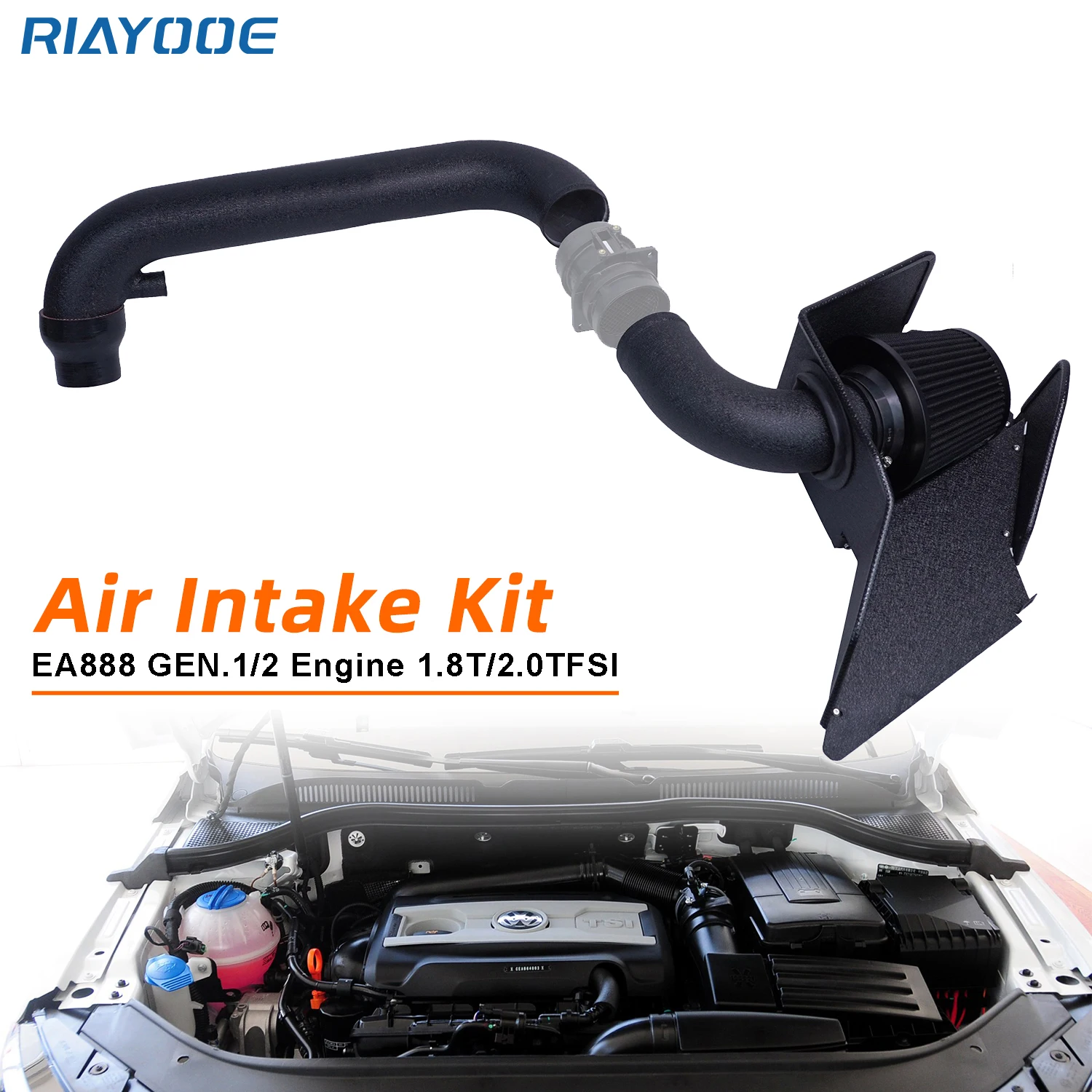 

Sports Cold Air Intake kit for VW Golf MK6 GTI Passat Jetta EA888 Gen1 Gen2 Engine Audi A3 Seat Leon Altea Skoda Octavia 1.8 2.0