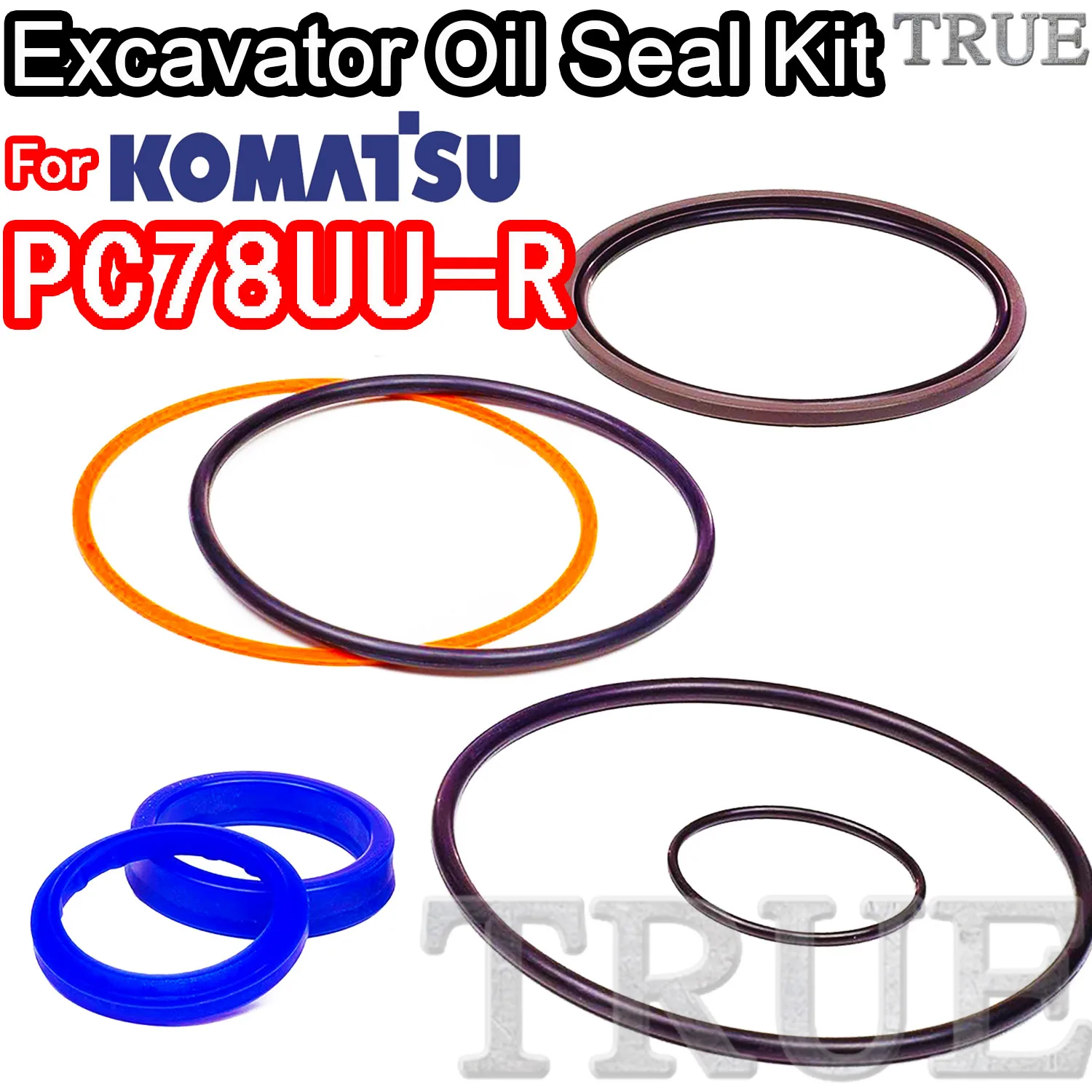 

For KOMATSU PC78UU-R Excavator Oil Seals Kit Repair Set Pack Heavy Master Excavating Machinery Maintenance Floating Rebuild