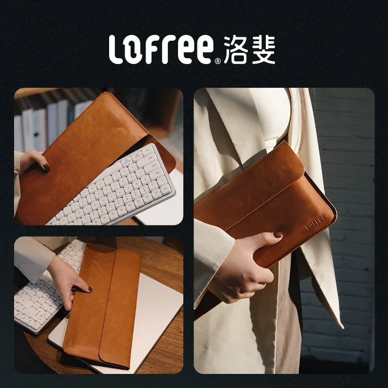 LOFREE 84keys Flow Mechanical Keyboard Storage Bag Selected PU leather